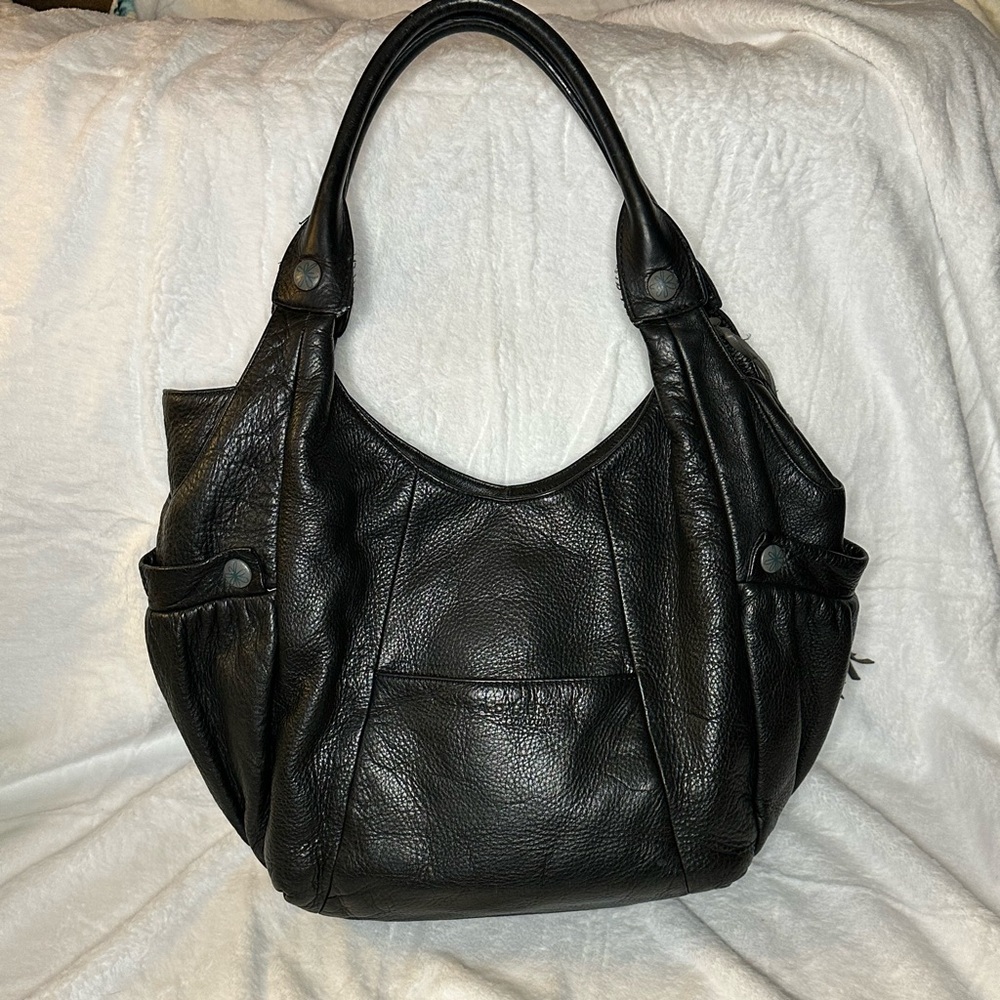 🩷RADLEY LONDON Black Leather Hobo Bag - Picture 2 of 14